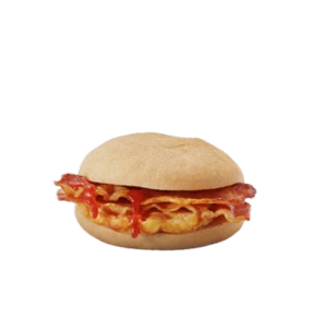 bacon and omelette roll-breakfast menu