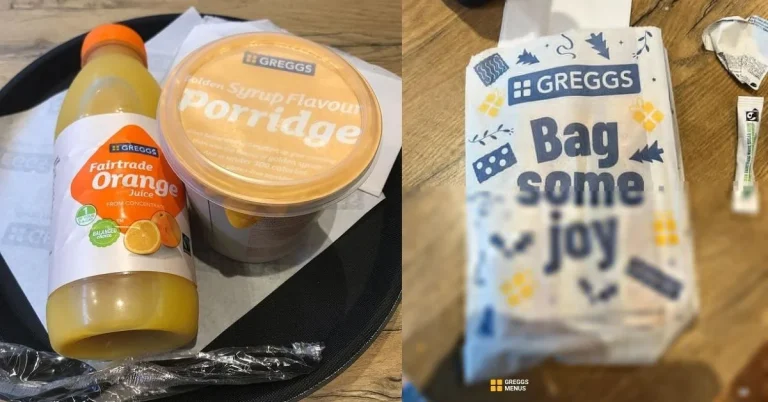 greggs gluten free menu thumbnail