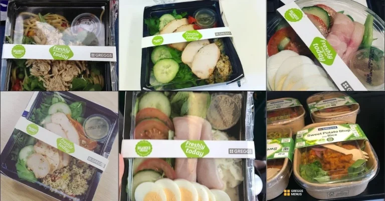 Greggs Salads Menu